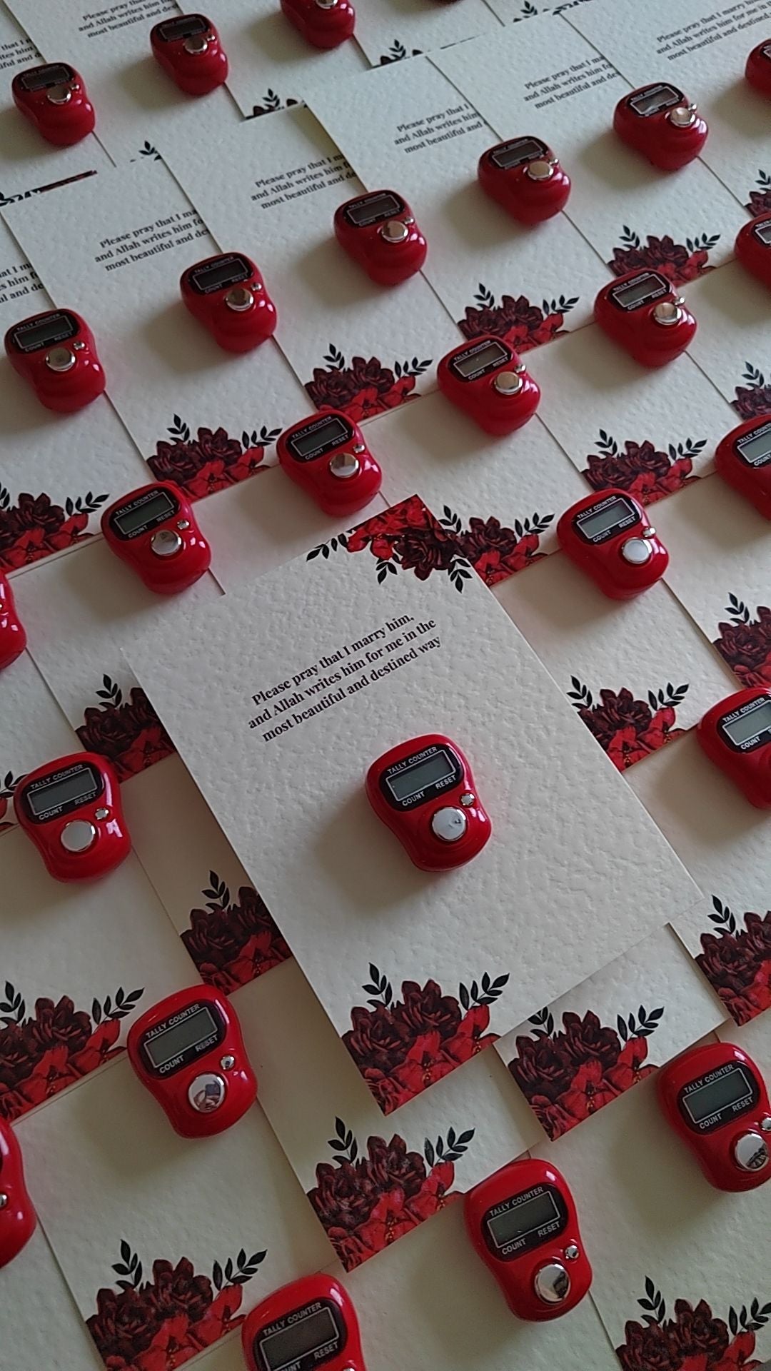 Red rose Tasbeeh Favours