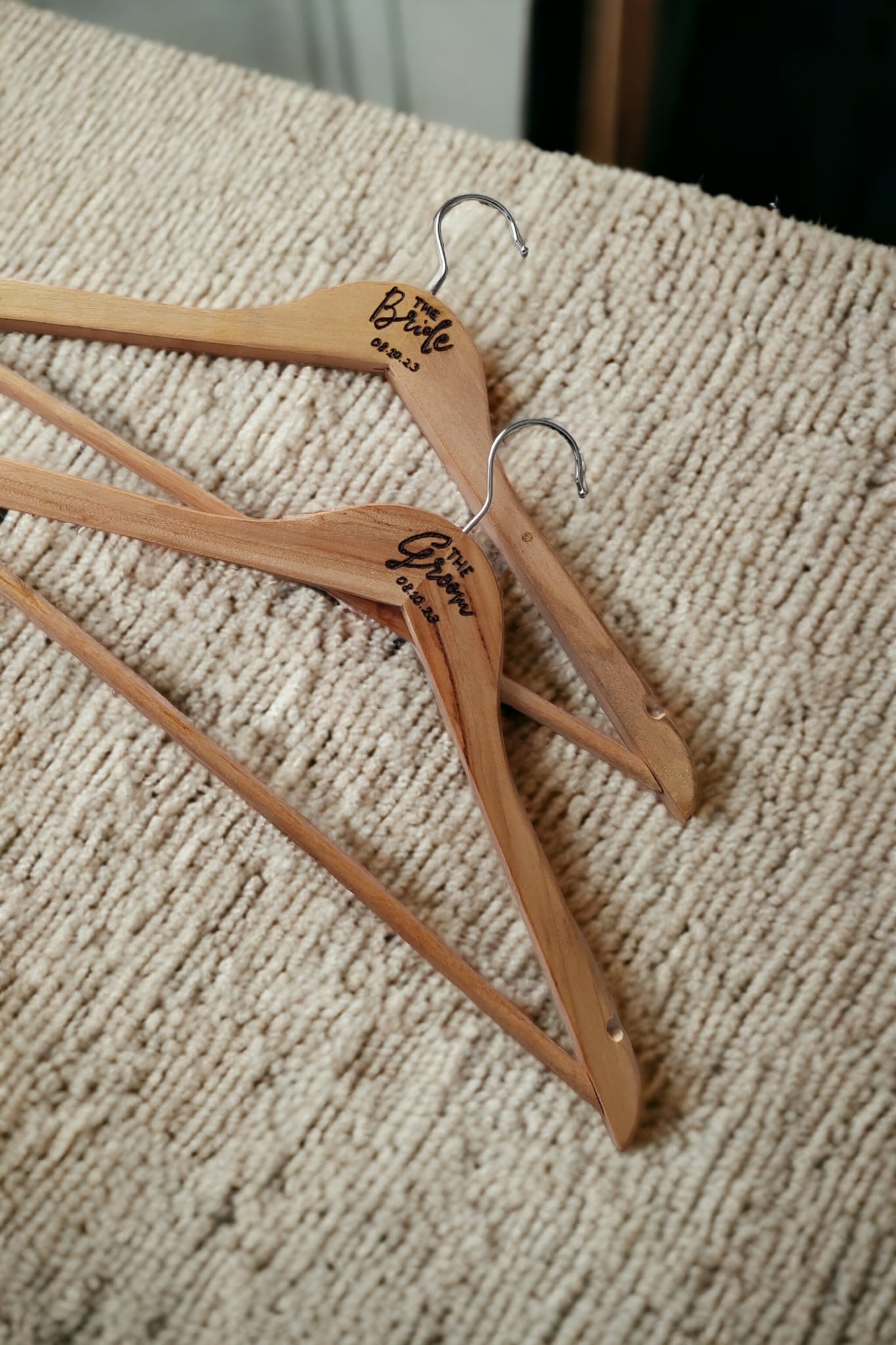 Bride & Groom Hangers (2 set)