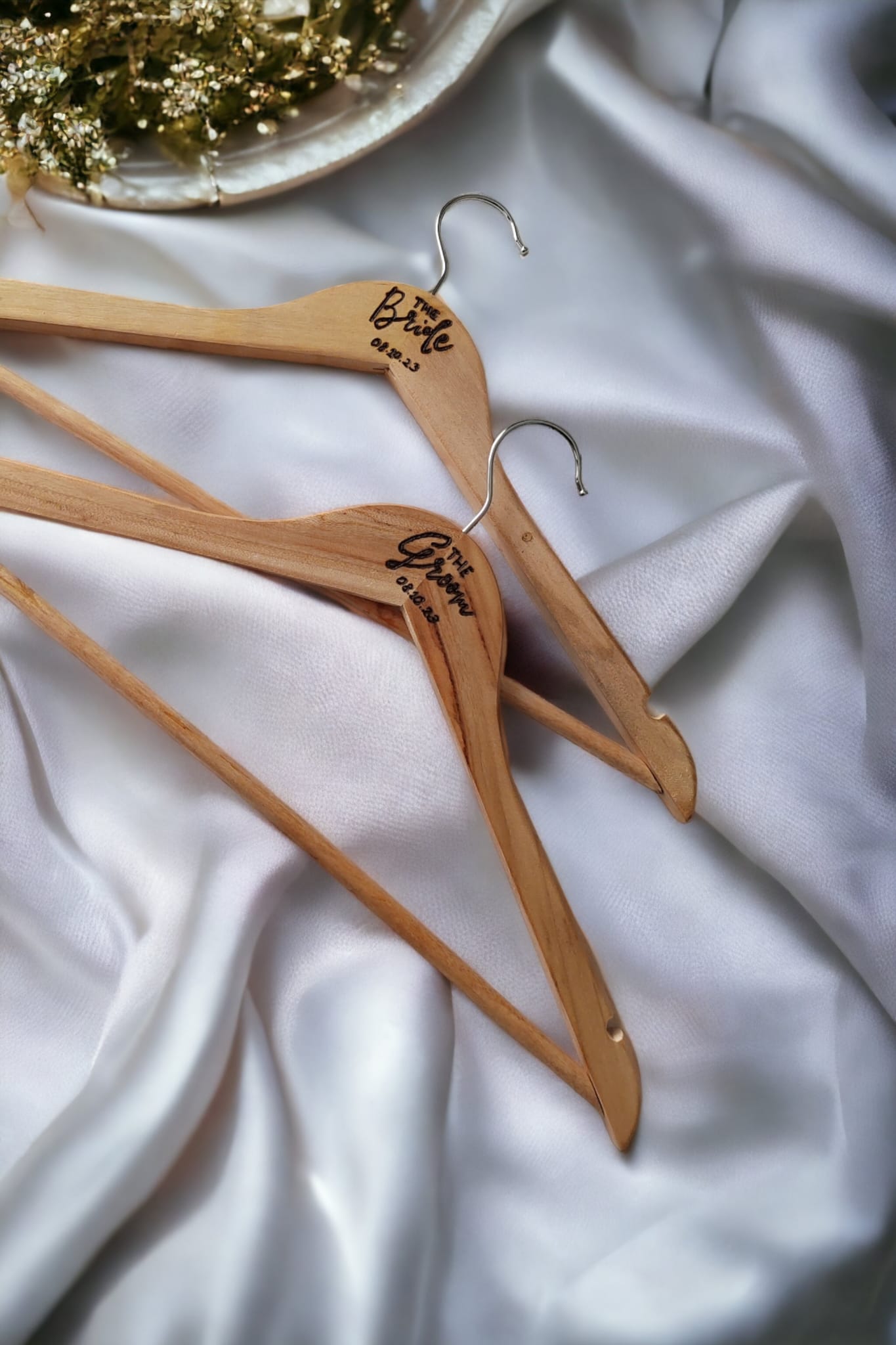 Bride & Groom Hangers (2 set)