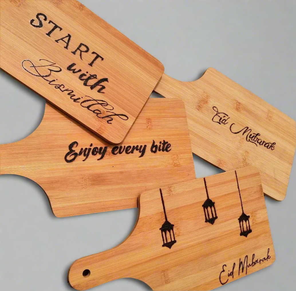 Platters with quotes